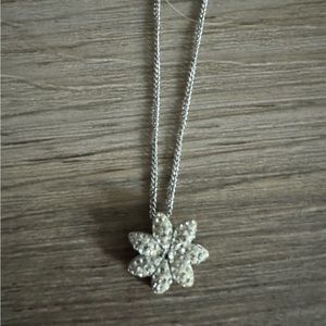 Swarovski Winter Flower Petal Pendant Necklace